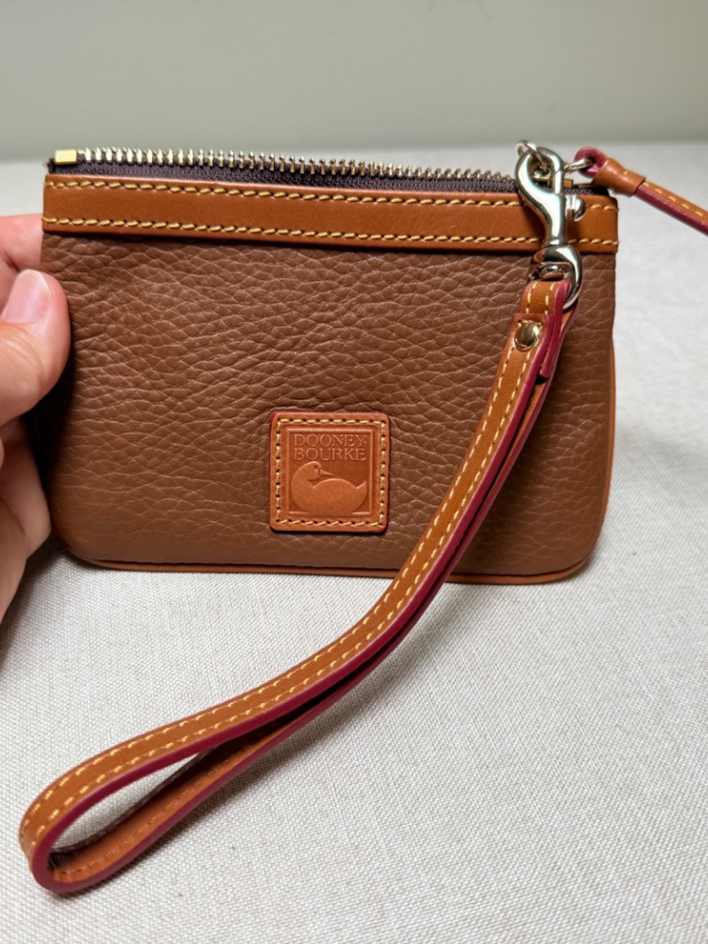 Dooney Bourke Pebble Grain Slim Wristlet Wallet NWOT - Picture 2 of 8